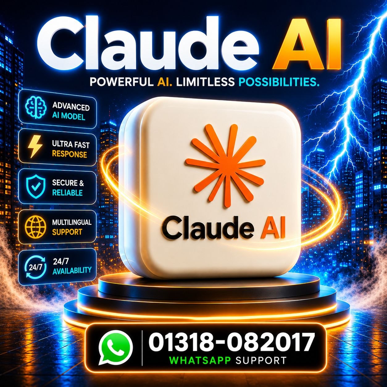 Claude AI Pro Subscription | 1 Month